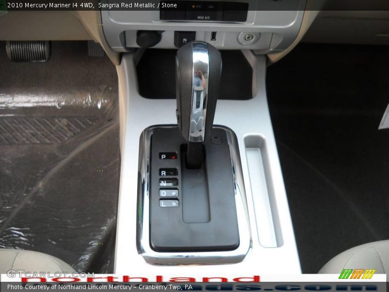 Sangria Red Metallic / Stone 2010 Mercury Mariner I4 4WD