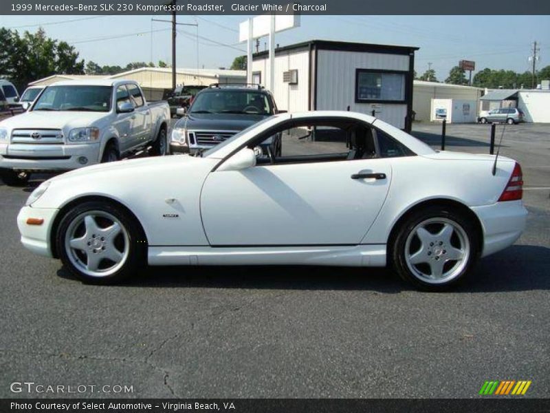 Glacier White / Charcoal 1999 Mercedes-Benz SLK 230 Kompressor Roadster
