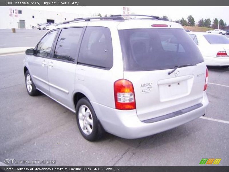 Highlight Silver / Gray 2000 Mazda MPV ES