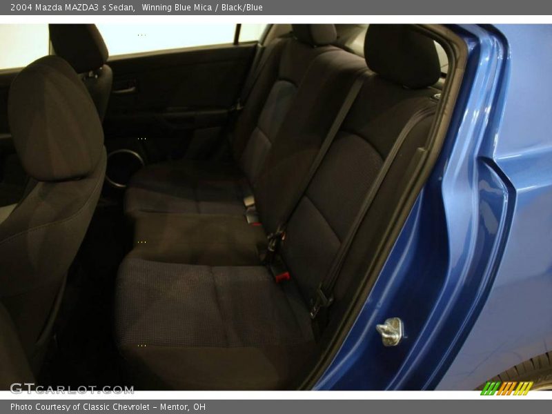 Winning Blue Mica / Black/Blue 2004 Mazda MAZDA3 s Sedan