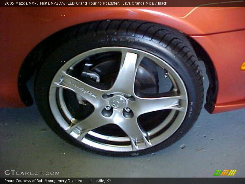Lava Orange Mica / Black 2005 Mazda MX-5 Miata MAZDASPEED Grand Touring Roadster