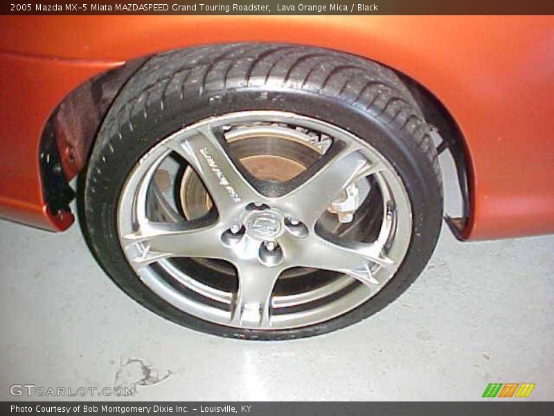 Lava Orange Mica / Black 2005 Mazda MX-5 Miata MAZDASPEED Grand Touring Roadster