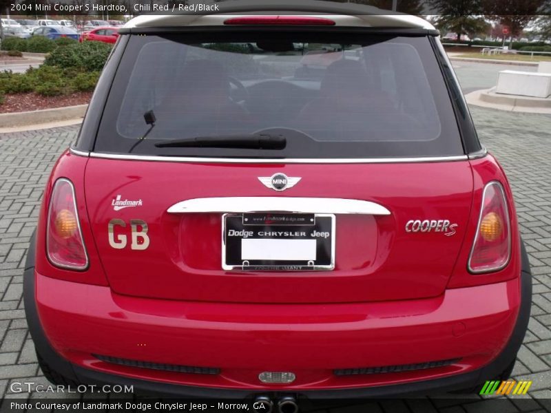 Chili Red / Red/Black 2004 Mini Cooper S Hardtop