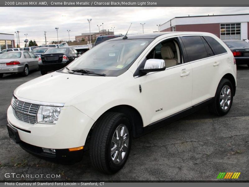 Creme Brulee Metallic / Charcoal Black/Medium Light Stone 2008 Lincoln MKX AWD