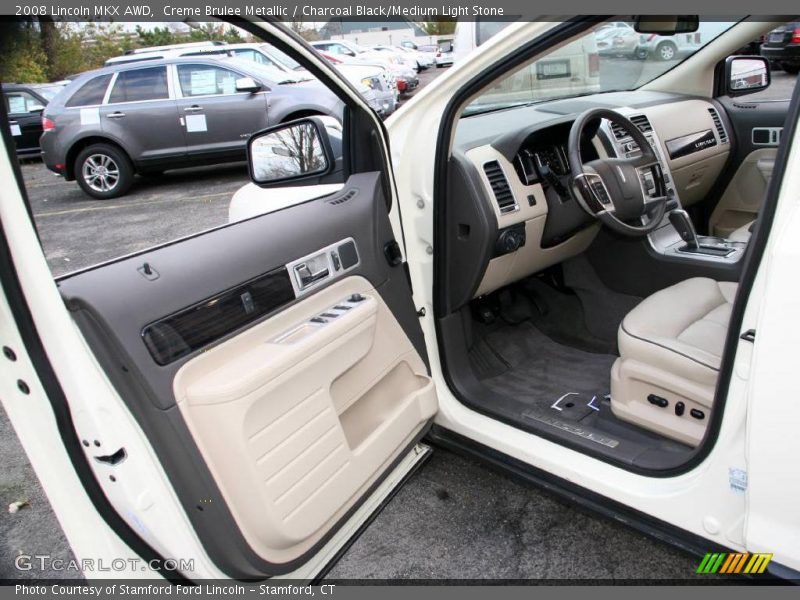 Creme Brulee Metallic / Charcoal Black/Medium Light Stone 2008 Lincoln MKX AWD