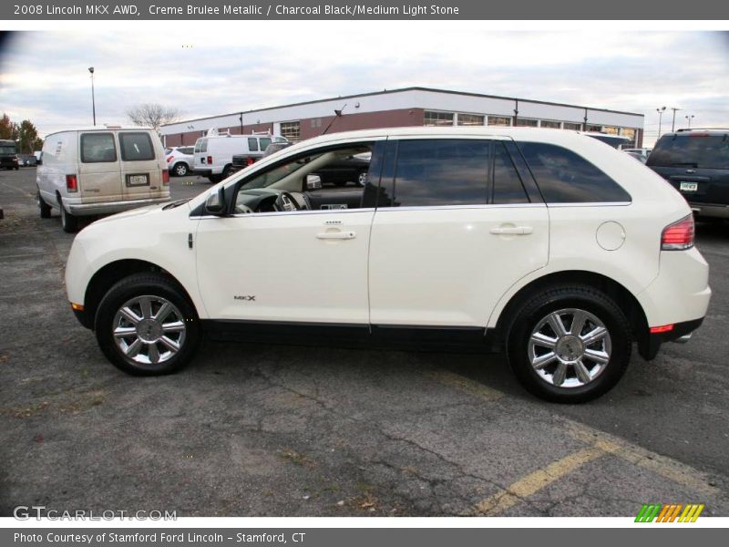 Creme Brulee Metallic / Charcoal Black/Medium Light Stone 2008 Lincoln MKX AWD