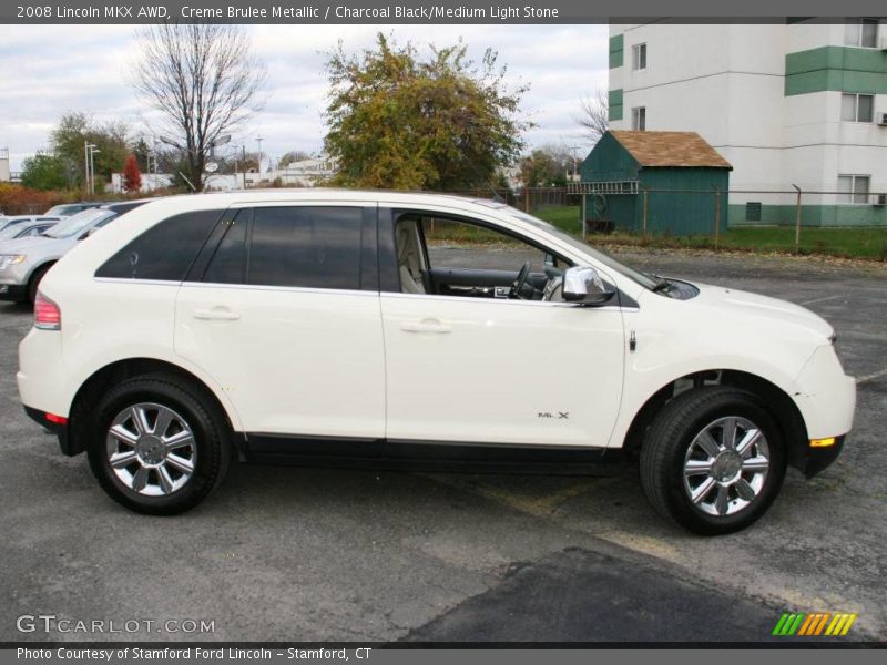 Creme Brulee Metallic / Charcoal Black/Medium Light Stone 2008 Lincoln MKX AWD