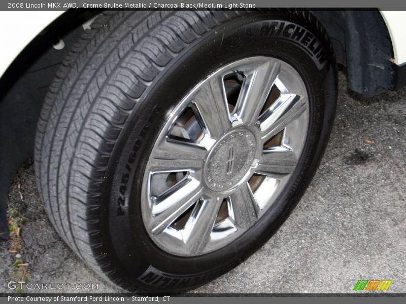 Creme Brulee Metallic / Charcoal Black/Medium Light Stone 2008 Lincoln MKX AWD