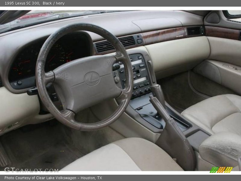 Black / Ivory 1995 Lexus SC 300