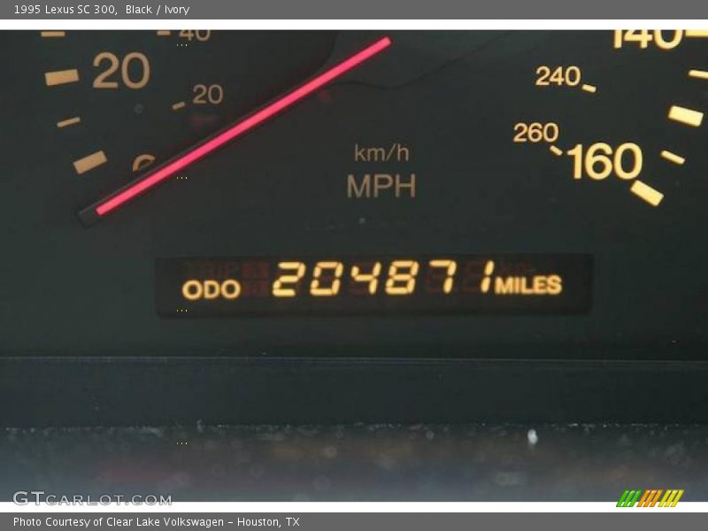 Black / Ivory 1995 Lexus SC 300