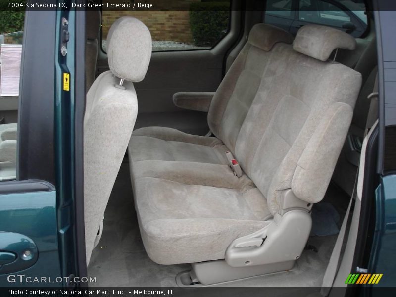 Dark Green Emerald / Beige 2004 Kia Sedona LX