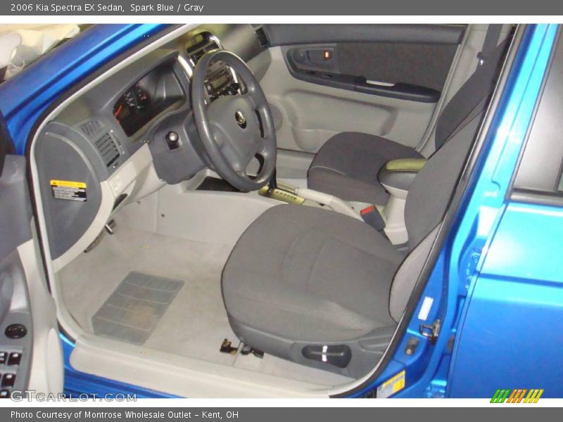 Spark Blue / Gray 2006 Kia Spectra EX Sedan