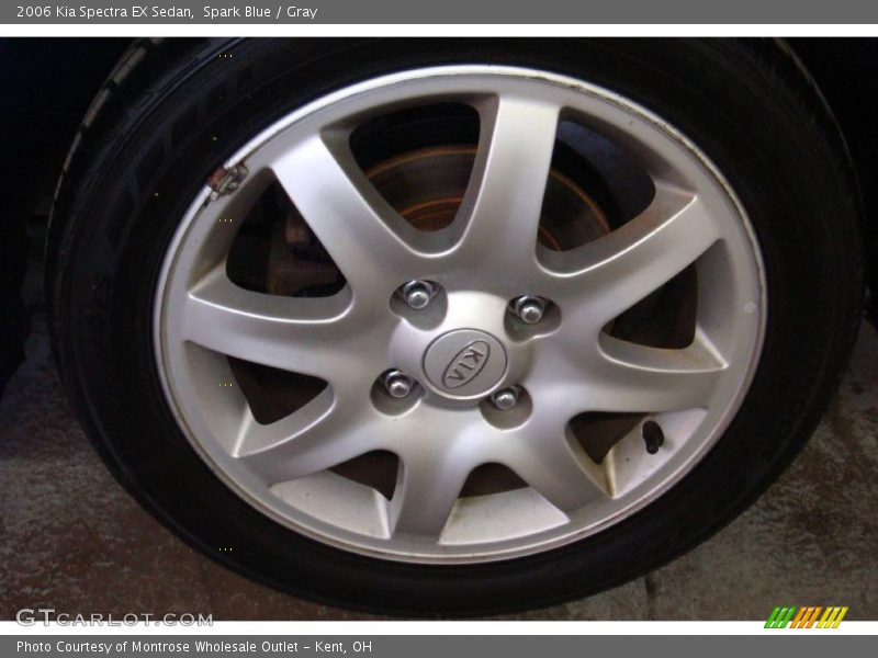 Spark Blue / Gray 2006 Kia Spectra EX Sedan
