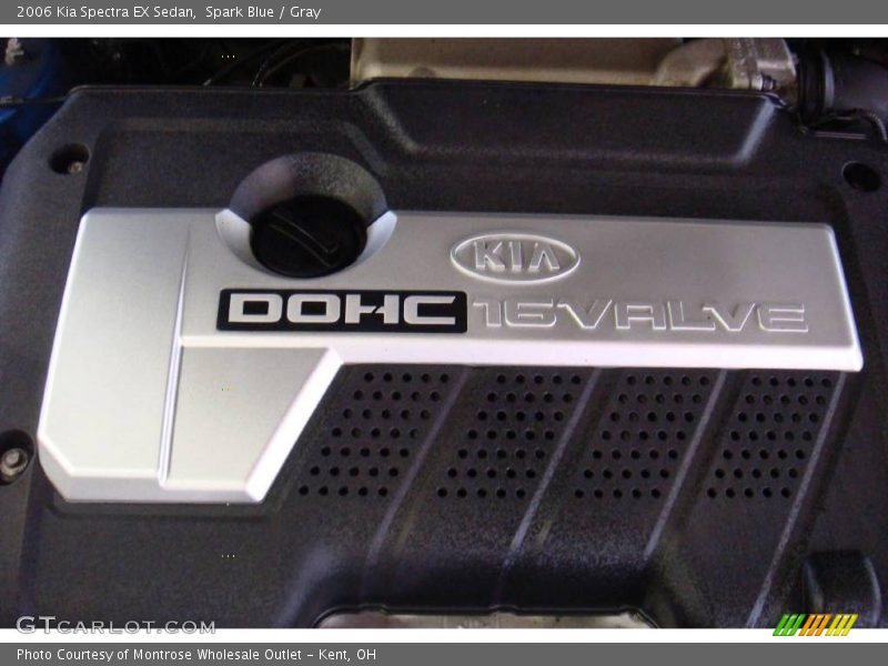 Spark Blue / Gray 2006 Kia Spectra EX Sedan