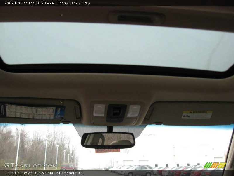 Ebony Black / Gray 2009 Kia Borrego EX V8 4x4