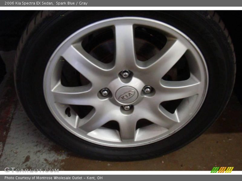 Spark Blue / Gray 2006 Kia Spectra EX Sedan