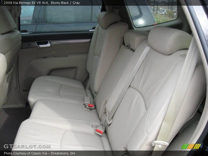 Ebony Black / Gray 2009 Kia Borrego EX V8 4x4