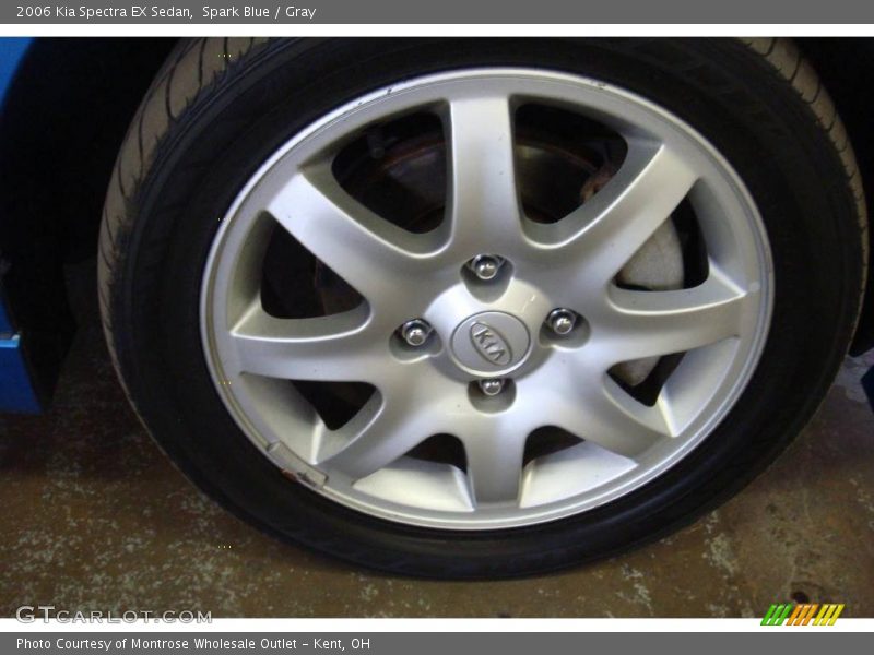 Spark Blue / Gray 2006 Kia Spectra EX Sedan