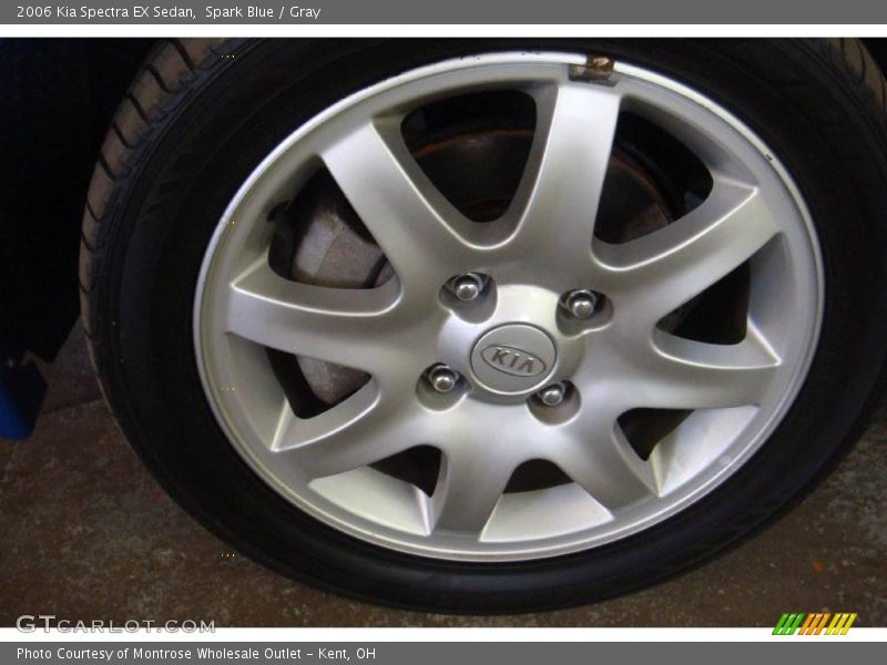 Spark Blue / Gray 2006 Kia Spectra EX Sedan