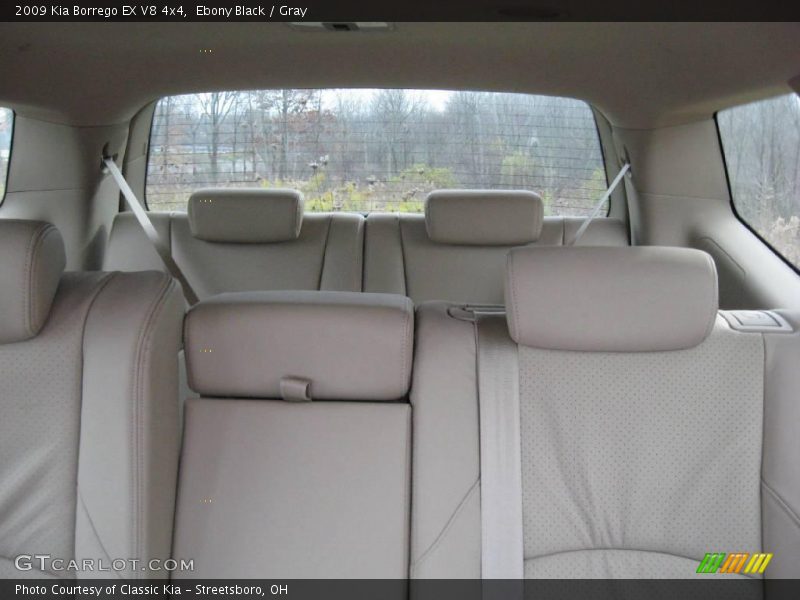 Ebony Black / Gray 2009 Kia Borrego EX V8 4x4