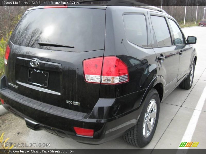 Ebony Black / Gray 2009 Kia Borrego EX V8 4x4