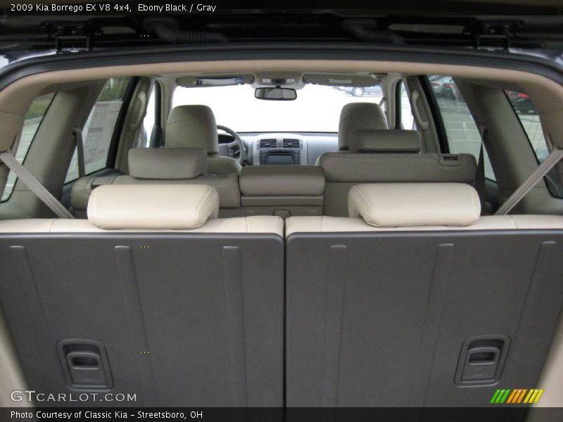 Ebony Black / Gray 2009 Kia Borrego EX V8 4x4