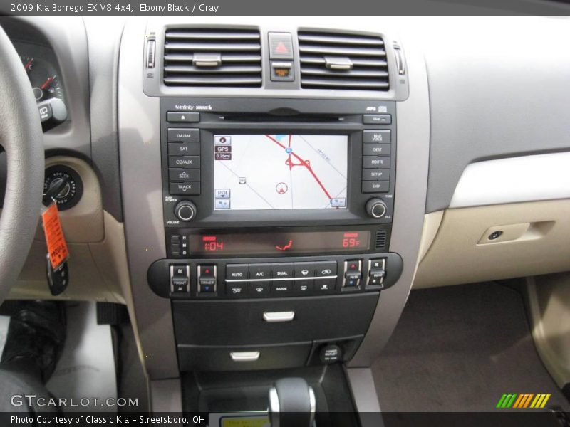 Ebony Black / Gray 2009 Kia Borrego EX V8 4x4