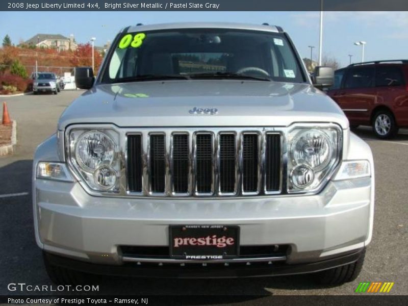 Bright Silver Metallic / Pastel Slate Gray 2008 Jeep Liberty Limited 4x4