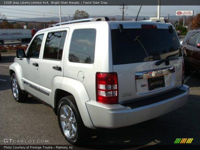 Bright Silver Metallic / Pastel Slate Gray 2008 Jeep Liberty Limited 4x4