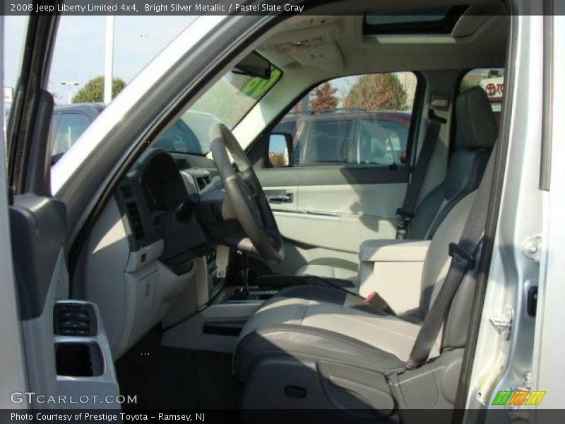 Bright Silver Metallic / Pastel Slate Gray 2008 Jeep Liberty Limited 4x4