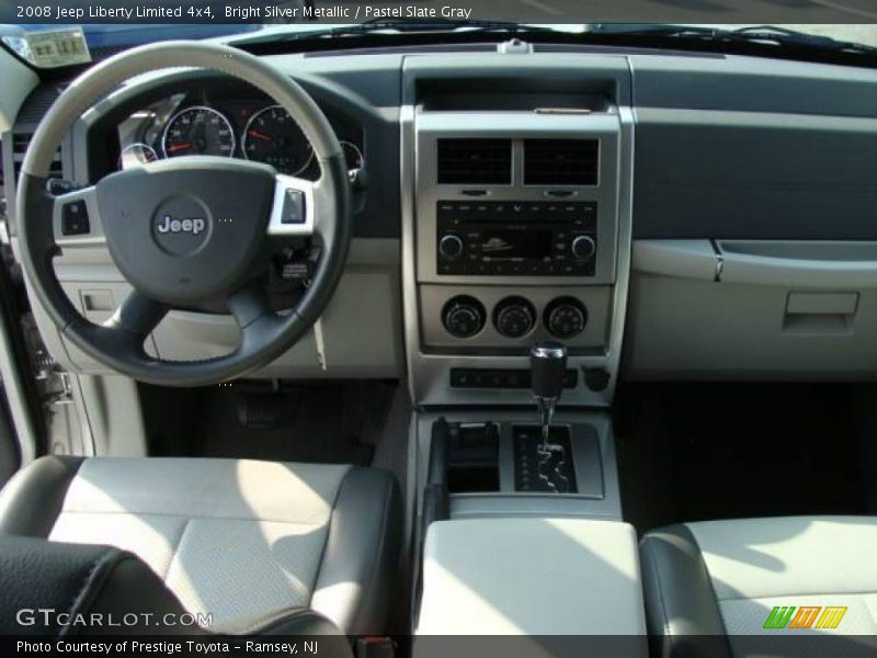 Bright Silver Metallic / Pastel Slate Gray 2008 Jeep Liberty Limited 4x4