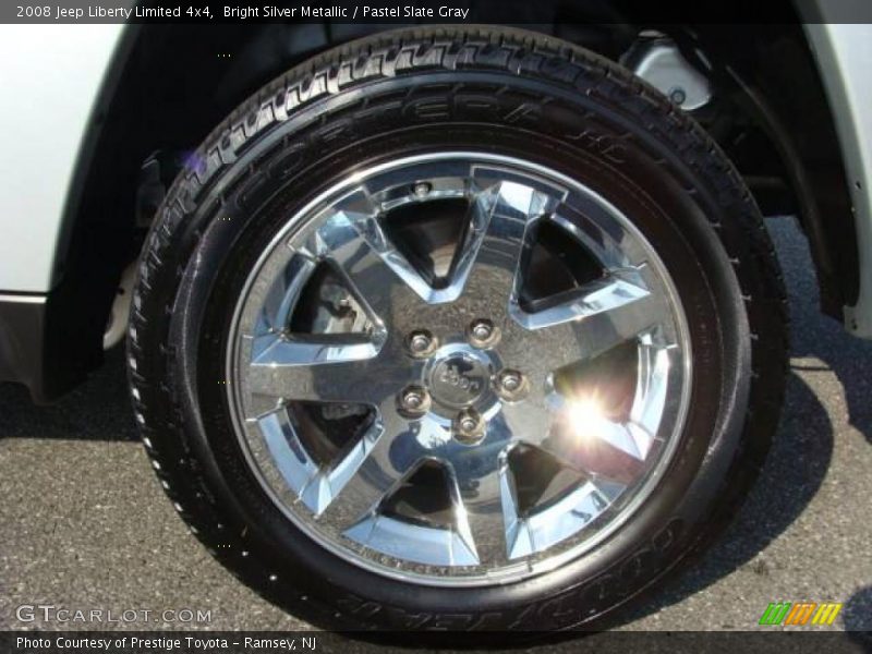 Bright Silver Metallic / Pastel Slate Gray 2008 Jeep Liberty Limited 4x4