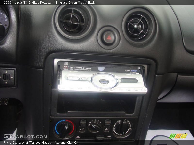 Emerald Green Mica / Black 1999 Mazda MX-5 Miata Roadster