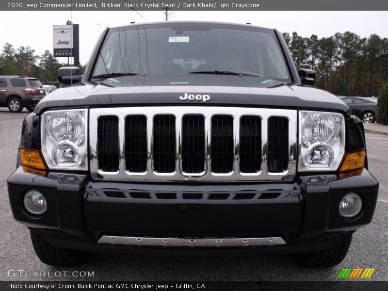 Brilliant Black Crystal Pearl / Dark Khaki/Light Graystone 2010 Jeep Commander Limited