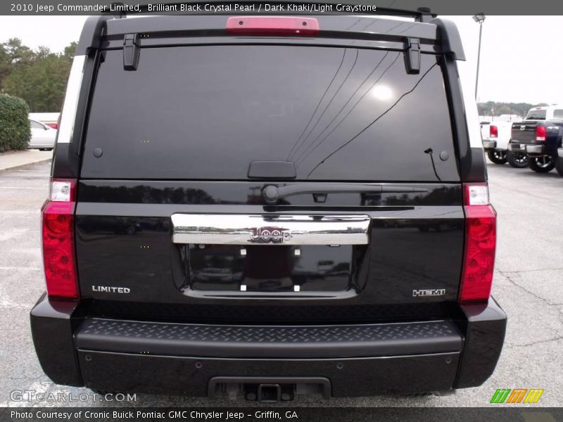 Brilliant Black Crystal Pearl / Dark Khaki/Light Graystone 2010 Jeep Commander Limited