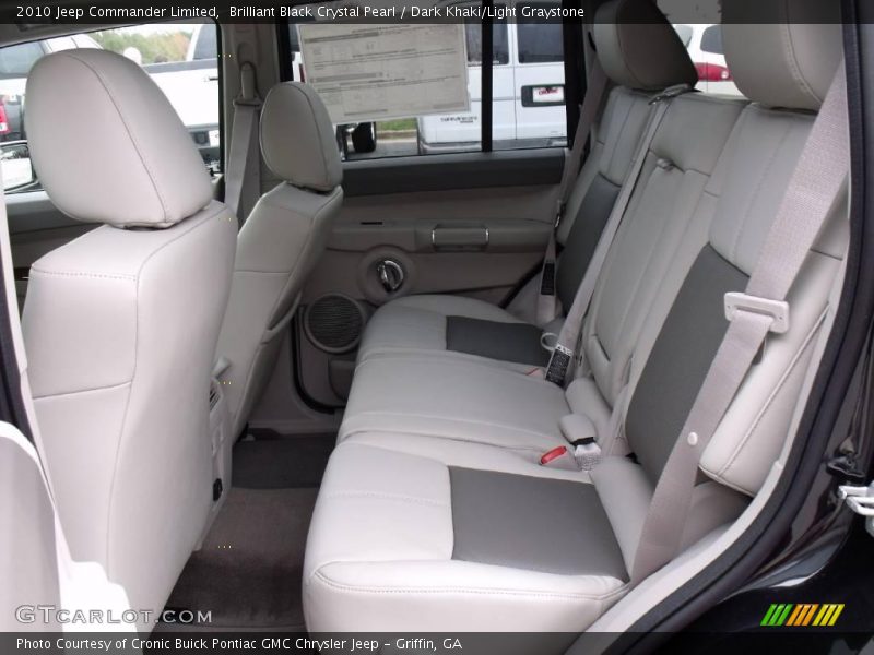 Brilliant Black Crystal Pearl / Dark Khaki/Light Graystone 2010 Jeep Commander Limited