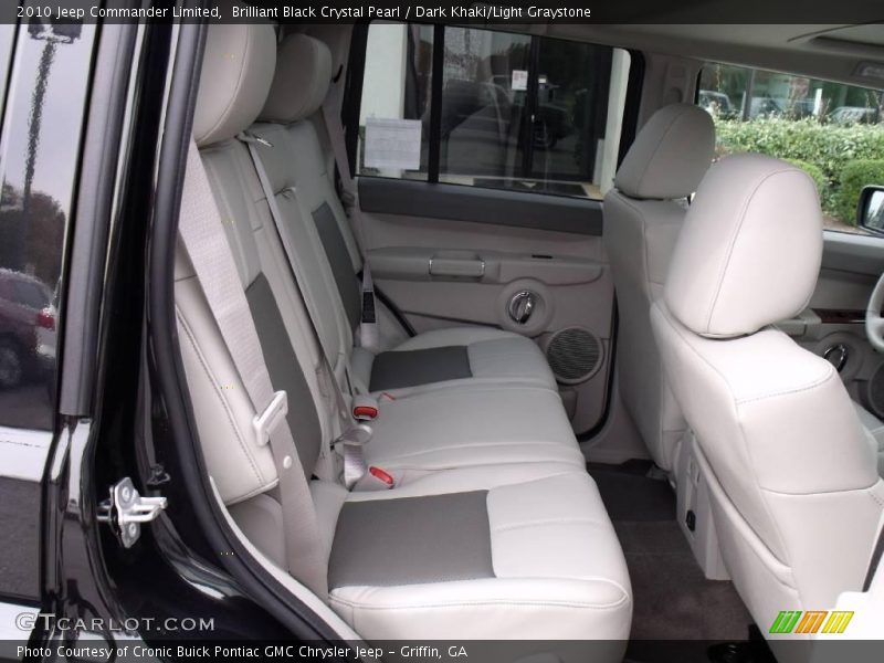 Brilliant Black Crystal Pearl / Dark Khaki/Light Graystone 2010 Jeep Commander Limited