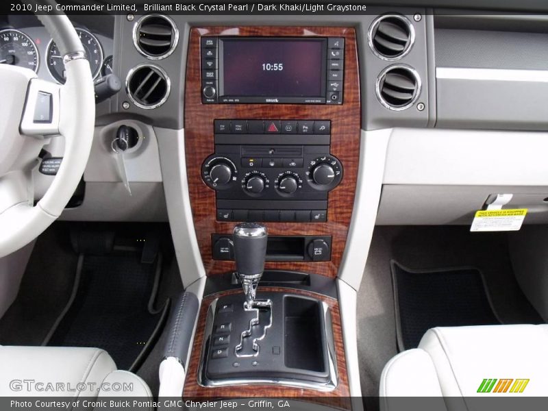 Brilliant Black Crystal Pearl / Dark Khaki/Light Graystone 2010 Jeep Commander Limited