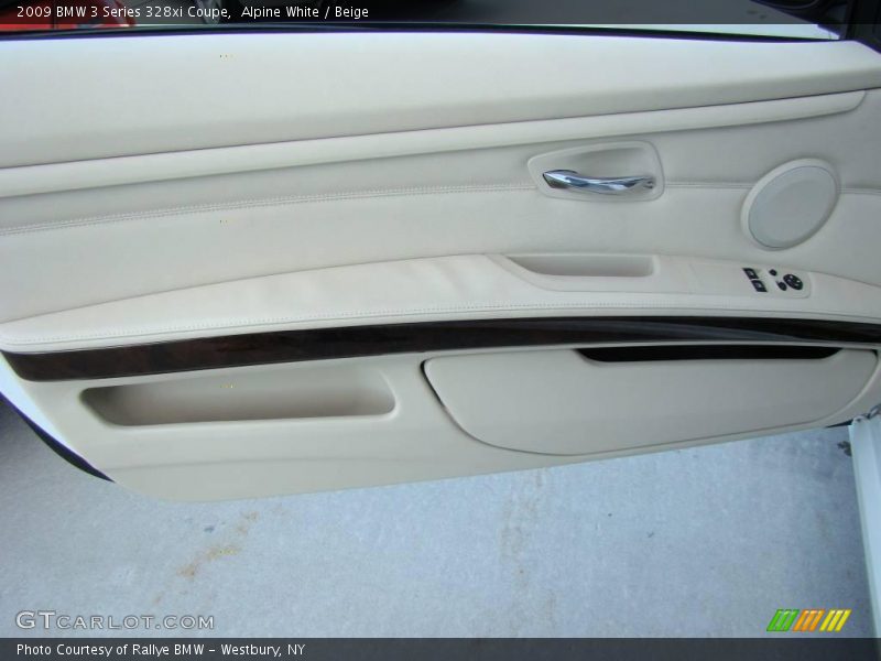 Alpine White / Beige 2009 BMW 3 Series 328xi Coupe