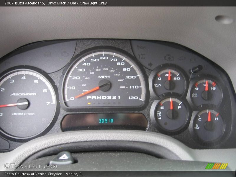 Onyx Black / Dark Gray/Light Gray 2007 Isuzu Ascender S