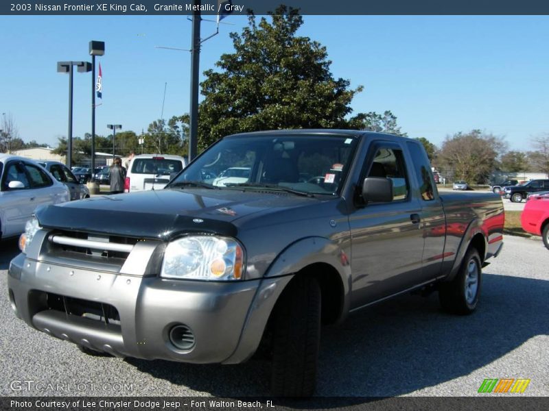 Granite Metallic / Gray 2003 Nissan Frontier XE King Cab