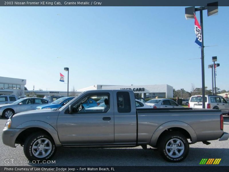 Granite Metallic / Gray 2003 Nissan Frontier XE King Cab