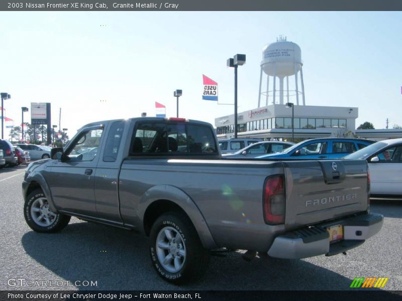 Granite Metallic / Gray 2003 Nissan Frontier XE King Cab