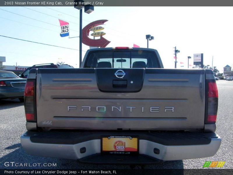 Granite Metallic / Gray 2003 Nissan Frontier XE King Cab