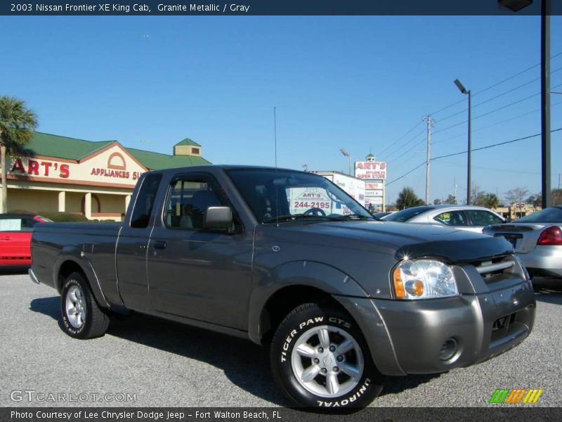 Granite Metallic / Gray 2003 Nissan Frontier XE King Cab