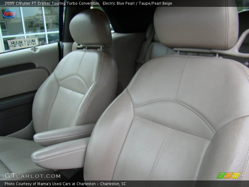Electric Blue Pearl / Taupe/Pearl Beige 2005 Chrysler PT Cruiser Touring Turbo Convertible