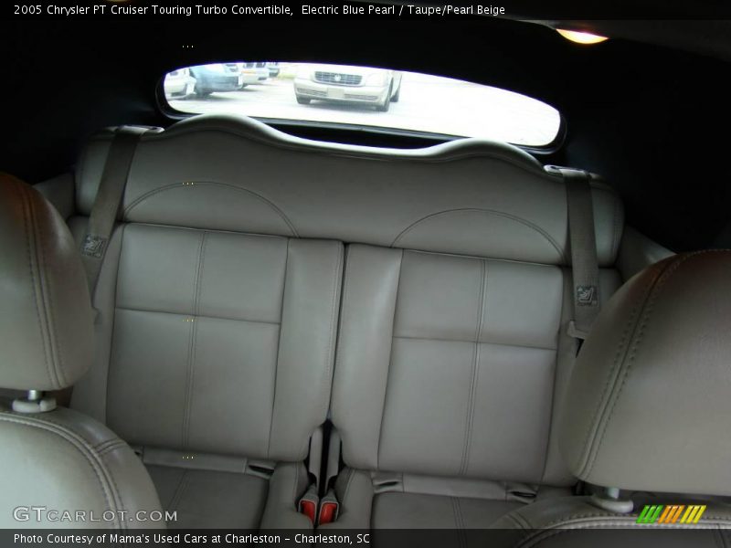 Electric Blue Pearl / Taupe/Pearl Beige 2005 Chrysler PT Cruiser Touring Turbo Convertible