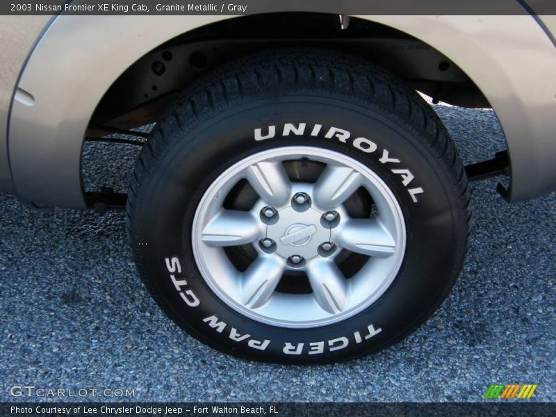Granite Metallic / Gray 2003 Nissan Frontier XE King Cab