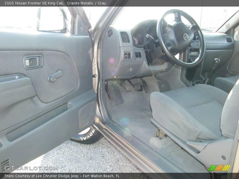 Granite Metallic / Gray 2003 Nissan Frontier XE King Cab