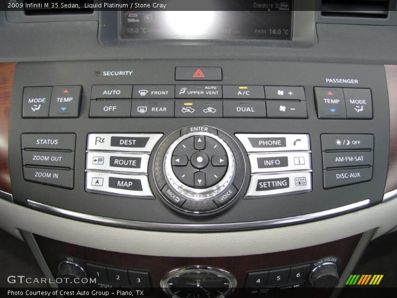 Liquid Platinum / Stone Gray 2009 Infiniti M 35 Sedan